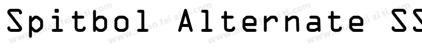 Spitbol Alternate SSi字体转换